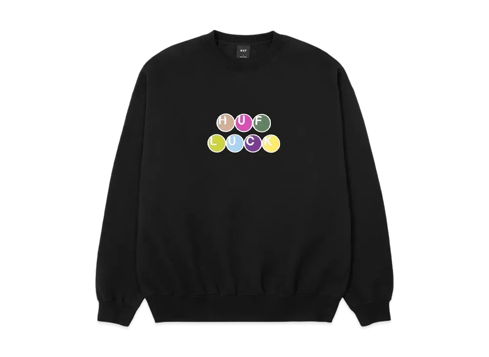 HUF Lucky Crewneck "Black"