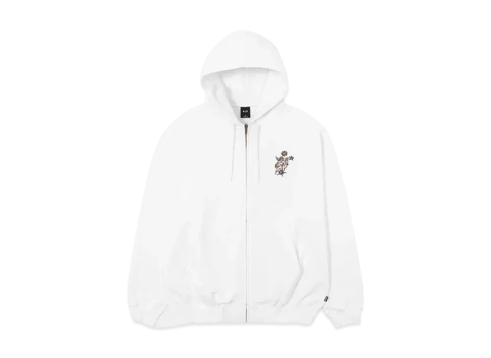 HUF Cupid Full Zip Hoodie "White"