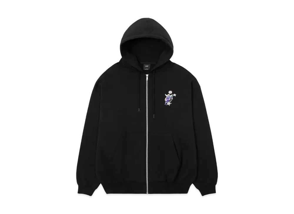 HUF Cupid Full Zip Hoodie "Black"