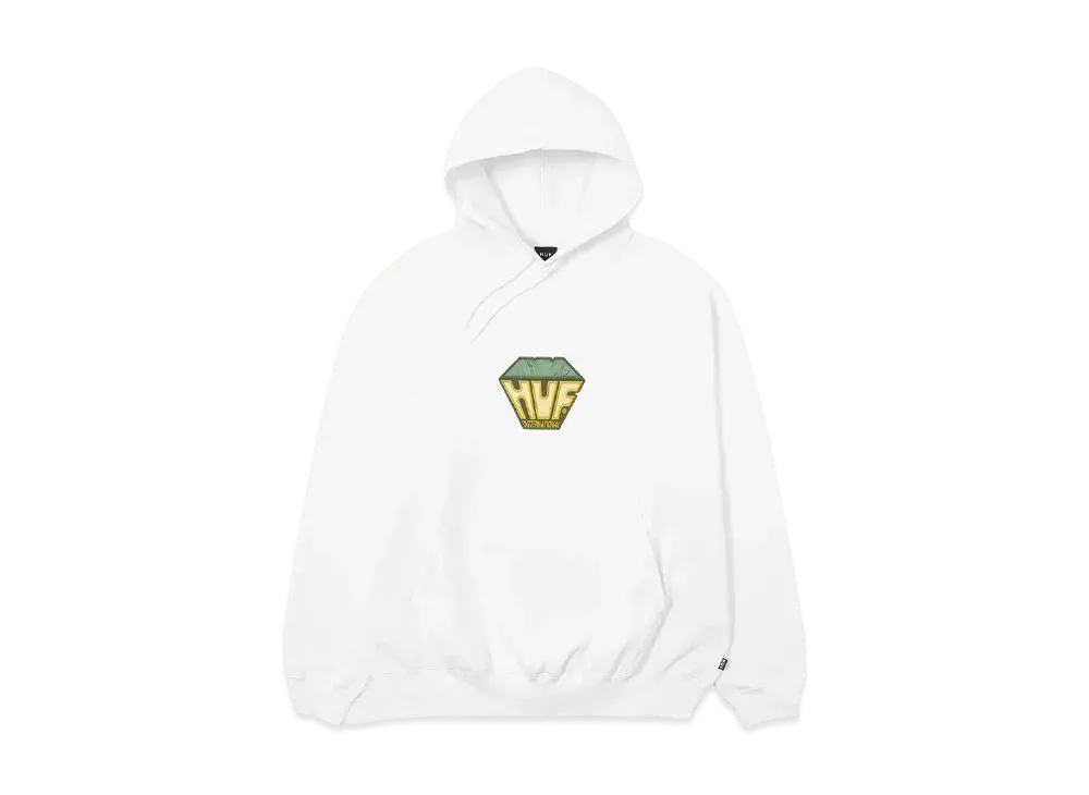 HUF Big Block Hoodie "White"