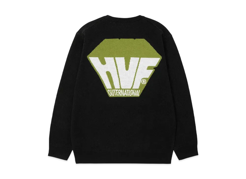 HUF Big Block Crew Sweater "Black"