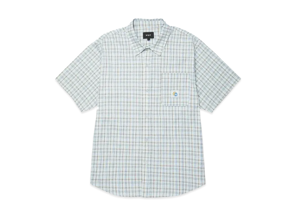 HUF Total Eclipse Plaid Shirt "Light Blue"