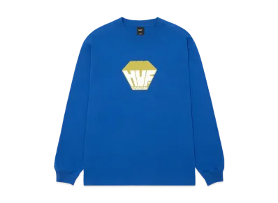 HUF Big Block LS Tee "Cobalt Blue"