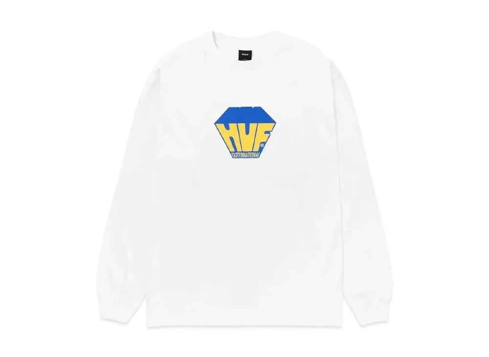 HUF Big Block LS Tee "White"