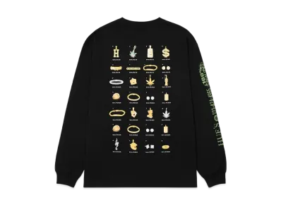 HUF Jewelry LS Tee "Black"