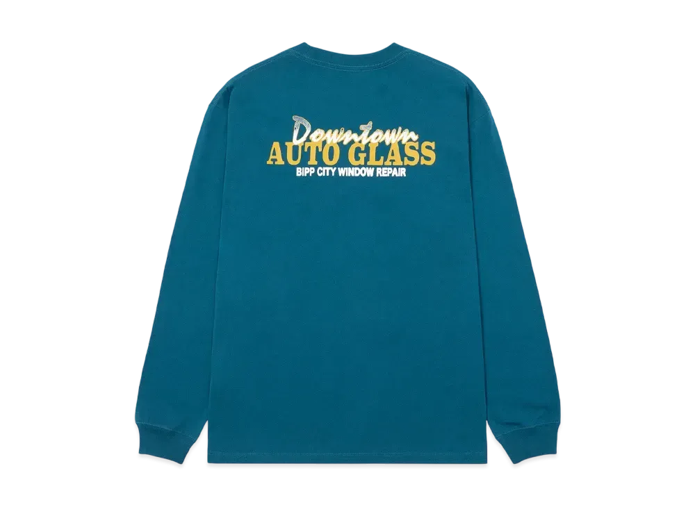 HUF Auto Glass LS Tee "Marine Blue"