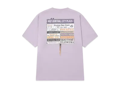 HUF Plaza Tee "Dust Purple"