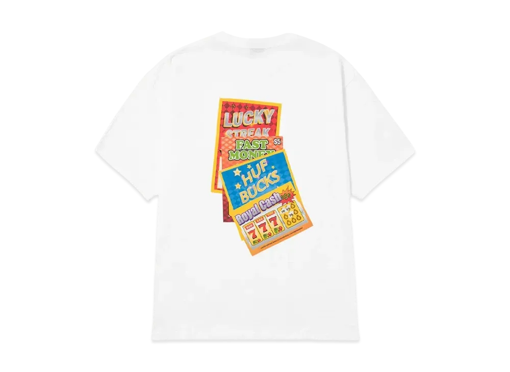 HUF Lucky Tee "White"