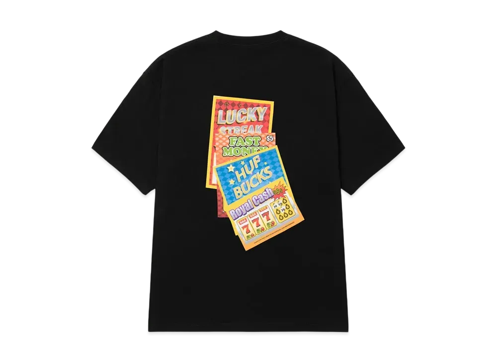 HUF Lucky Tee "Black"