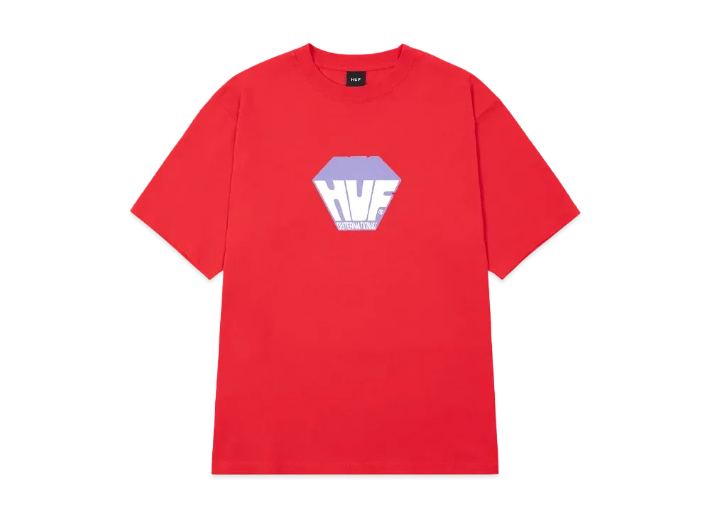 HUF Big Block Tee "Tomato"