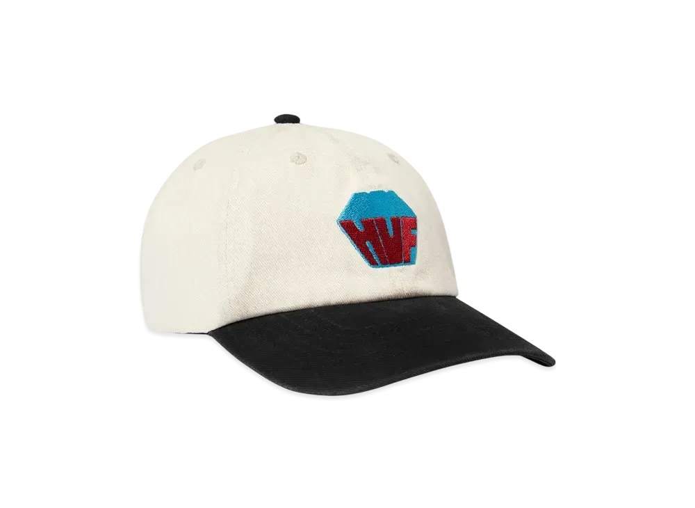 HUF Big Block Washed 6 Panel CV Hat "Natural"