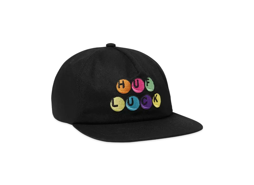 HUF Lucky 5 Panel Snapback "Black"