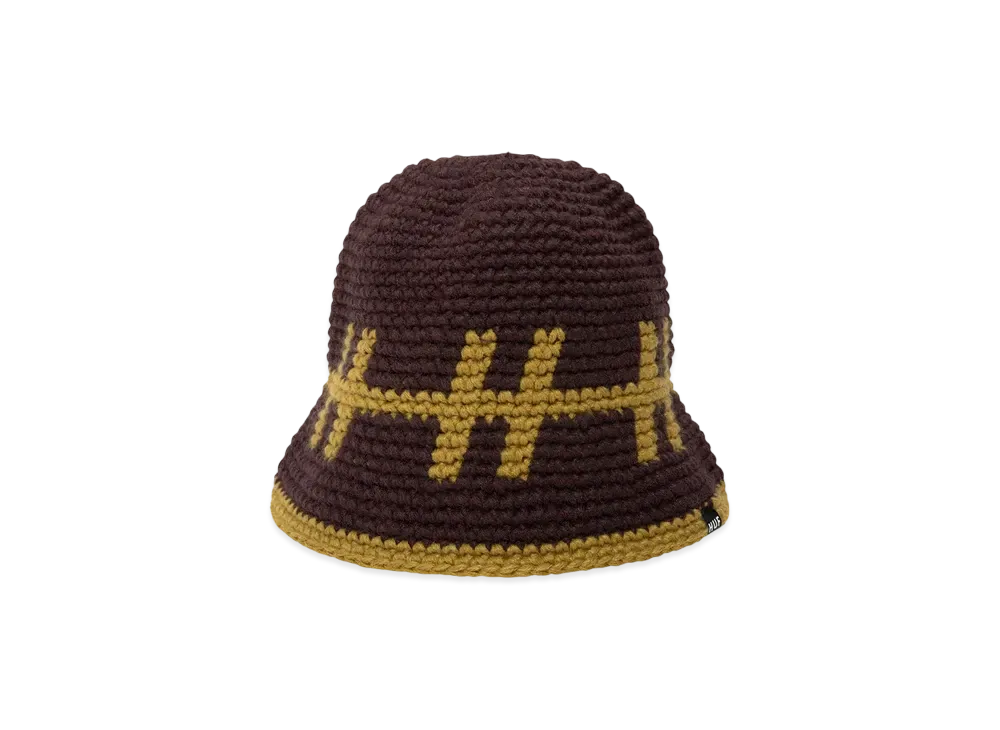 HUF Fillmore Knit Bucket Hat "Raisin"