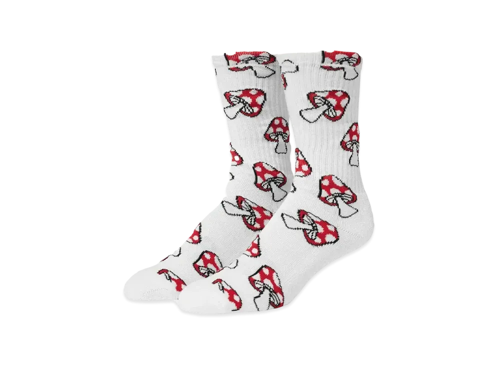 HUF Shrooms Socks "Red"