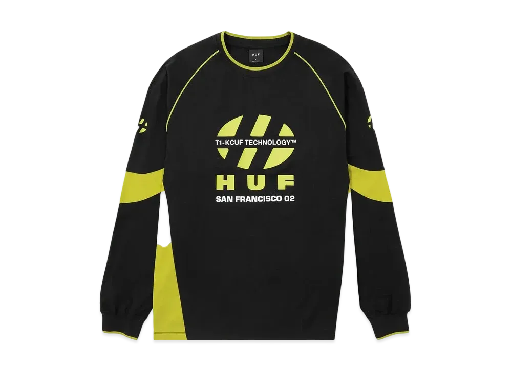 HUF Fillmore LS Crew "Black"