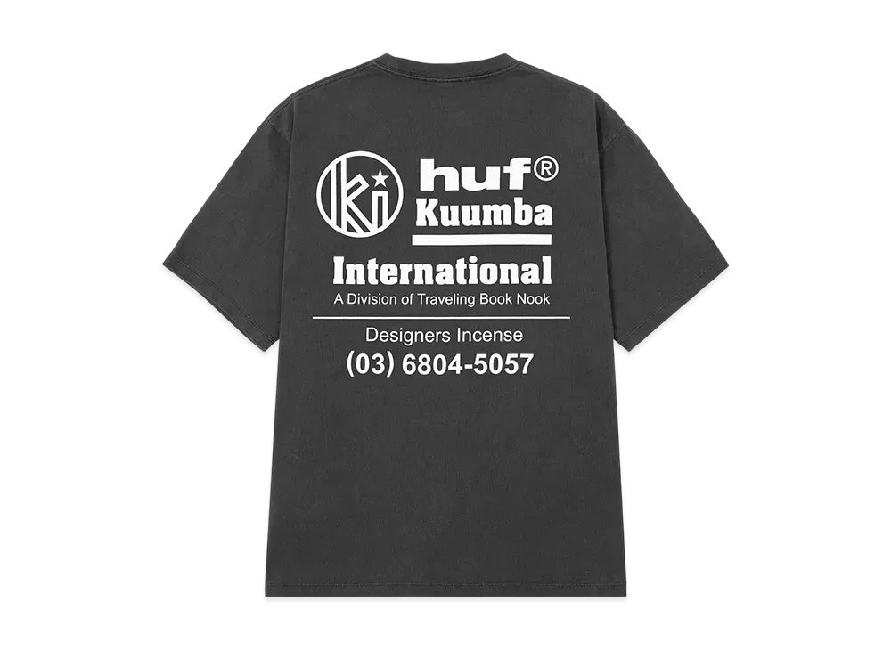 HUF x KUUMBA International Kuumba Tee "Washed Black"