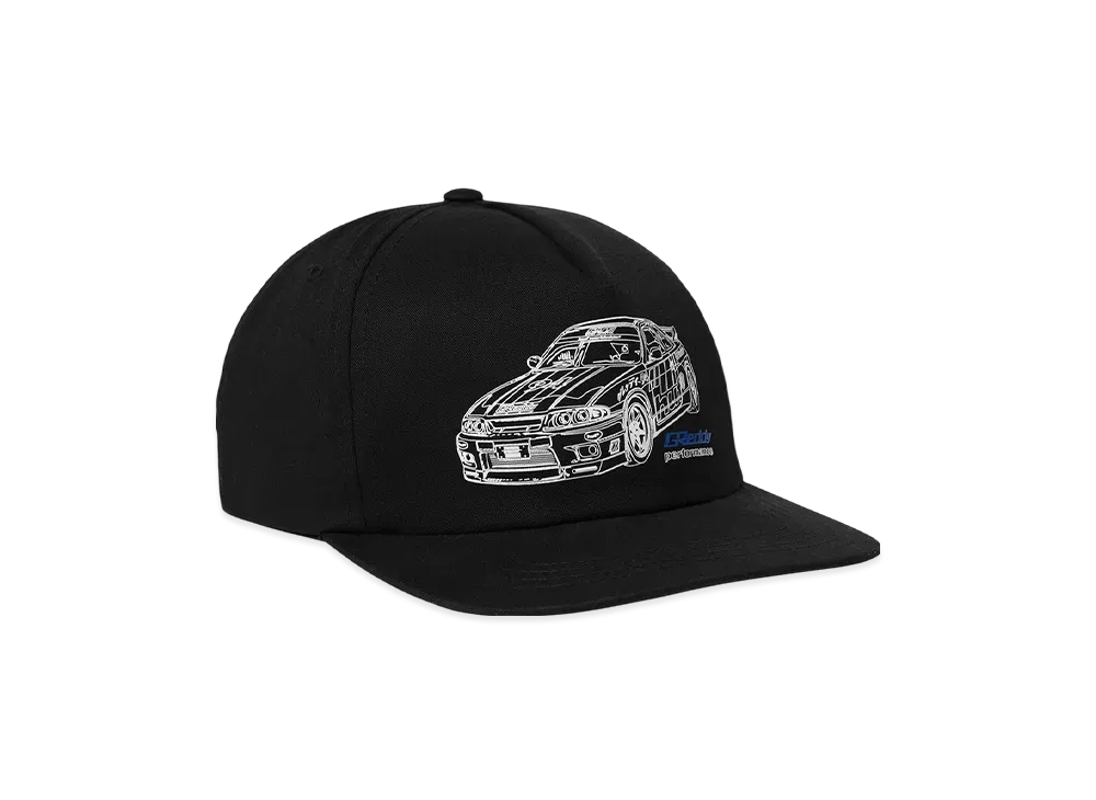 HUF x Greddy Diagram Snapback "Black"