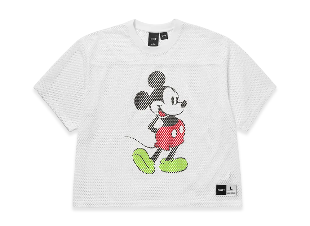 HUF x Disney Mickey Mesh Football Jersey "White"