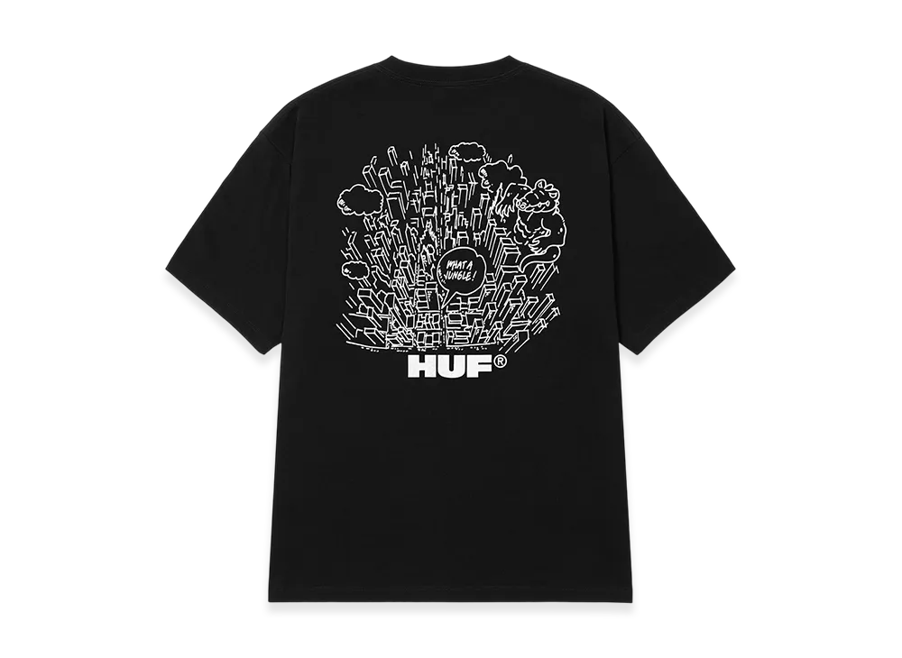 HUF What A Jungle Tee "Black"