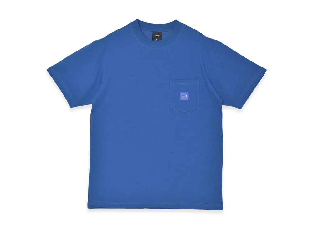 HUF Setbox Logo S/S Pocket Tee "Cobalt Blue"