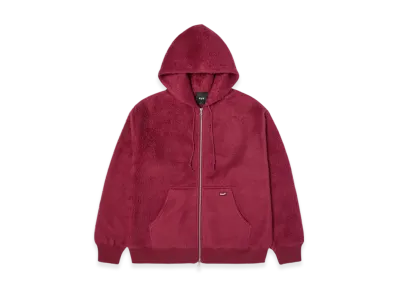 HUF Corso Heavyweight Full Zip Hoodie "Berry"