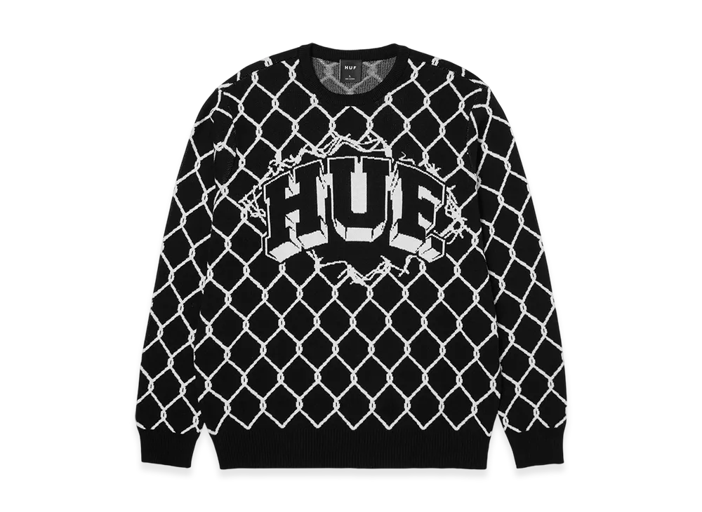 HUF Breakthrough Crewneck Sweater "Black"