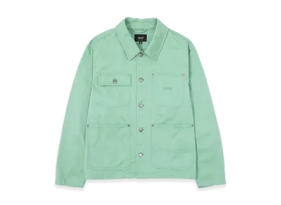HUF Stretch Logo Chore Shacket "Jade"