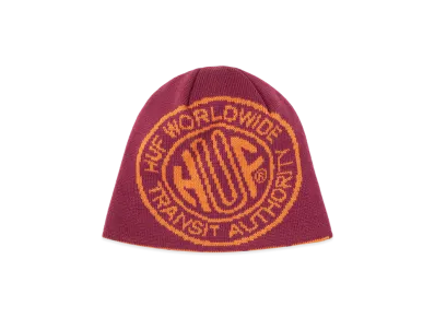 HUF Token Reversible Skull Beanie "Berry"