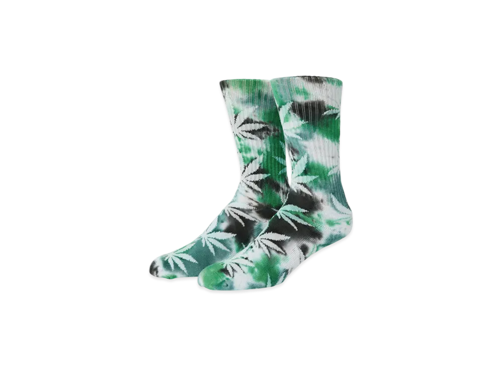 HUF Plantlife Tiedye Socks "Green"