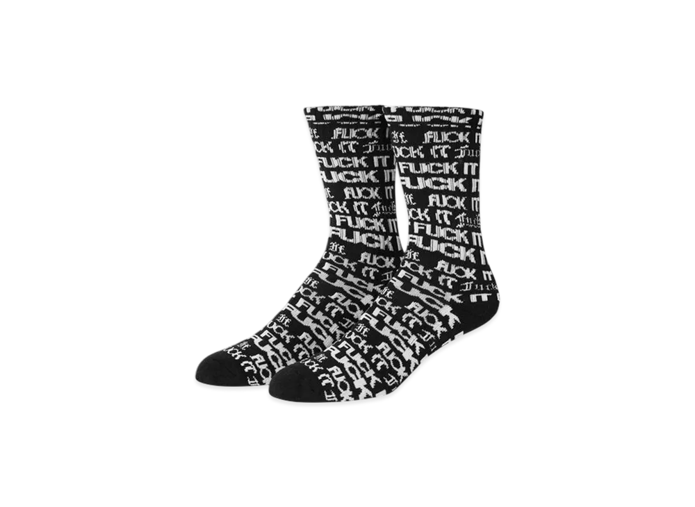 HUF Fuck It Flyer Socks "Black"