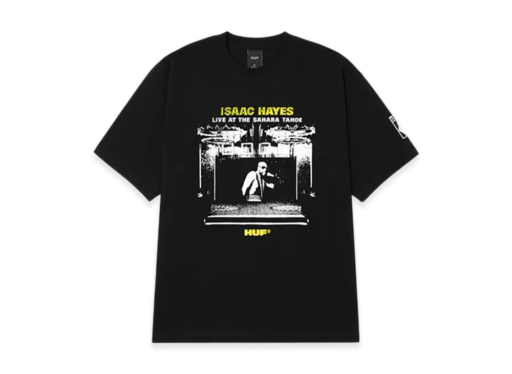 HUF x Isaac Hayes Tahoe Heavyweight Tee "Black"