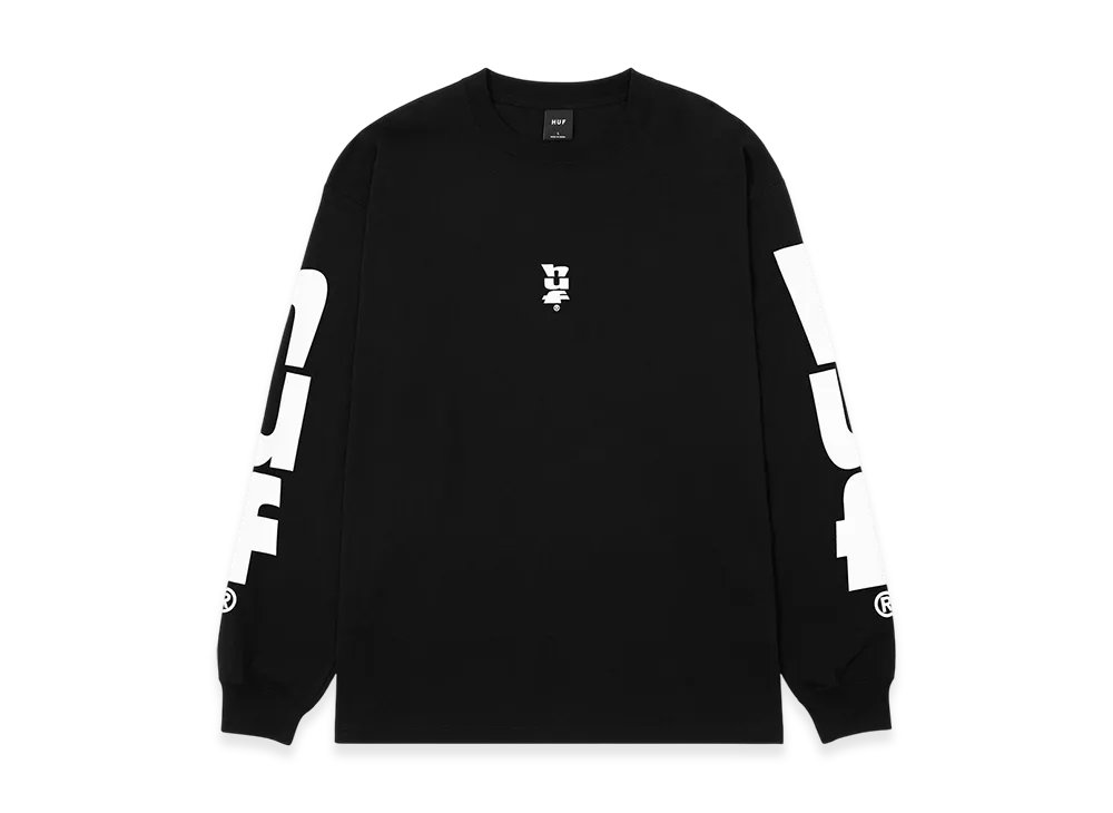 HUF Megablast LS Tee "Black"