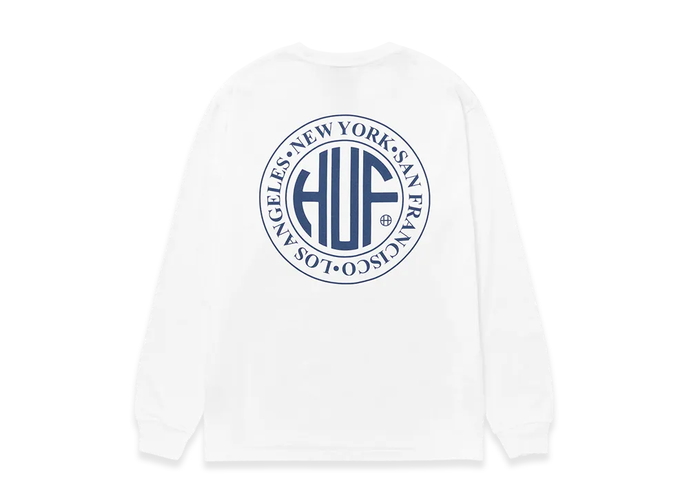 HUF Regional LS Tee "White"