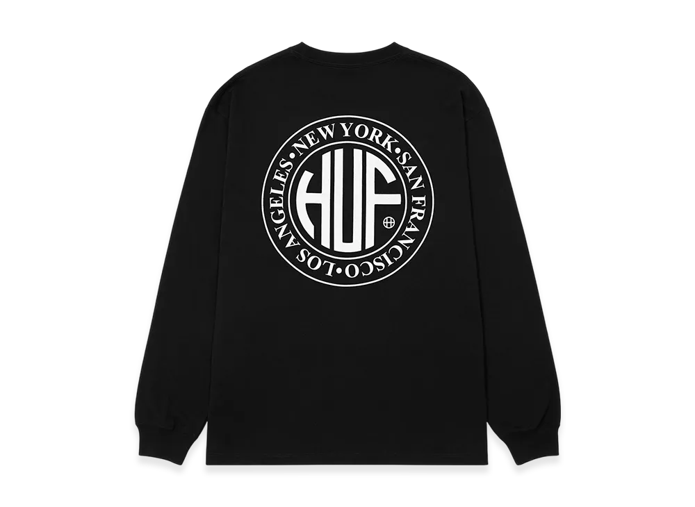 HUF Regional LS Tee "Black"