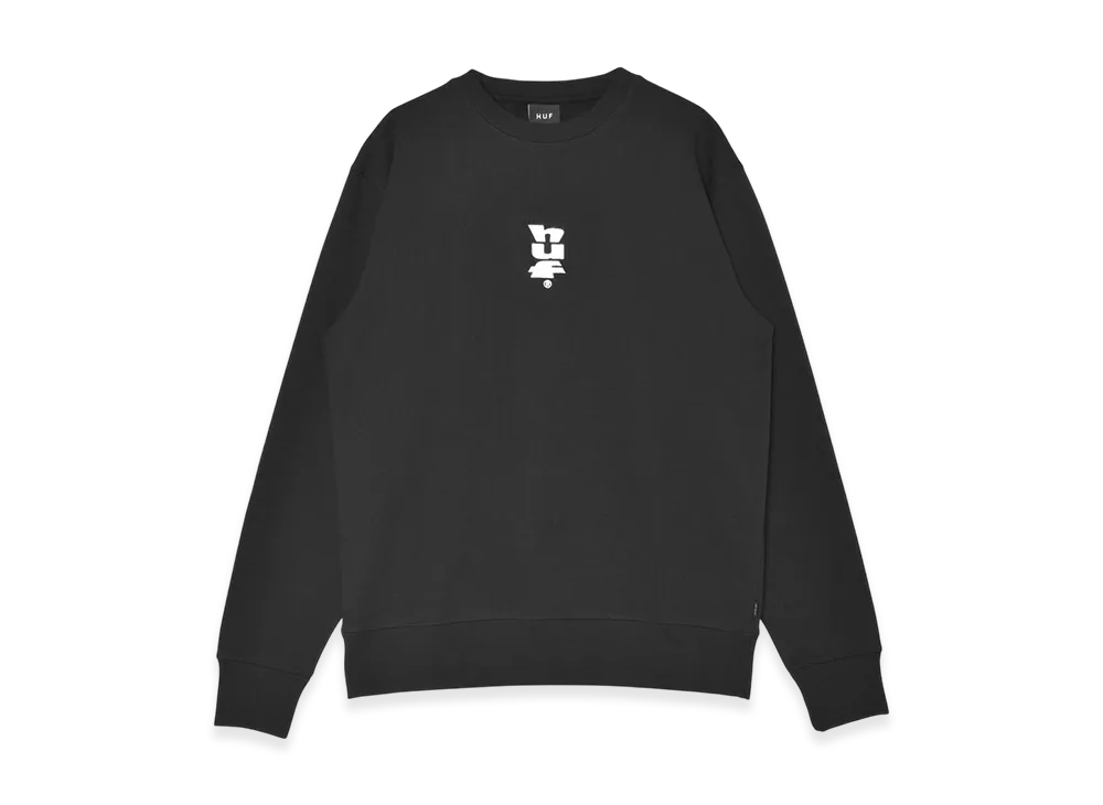 HUF Set Megablast Crewneck "Black"