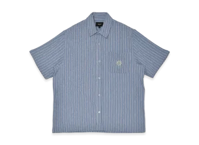 HUF Apollo S/S Striped Shirt "Pool Blue"