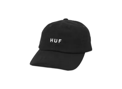 HUF OG Corduroy 6 Panel CV Hat "Black"