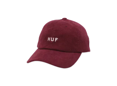 HUF OG Corduroy 6 Panel CV Hat "Deep Wine"