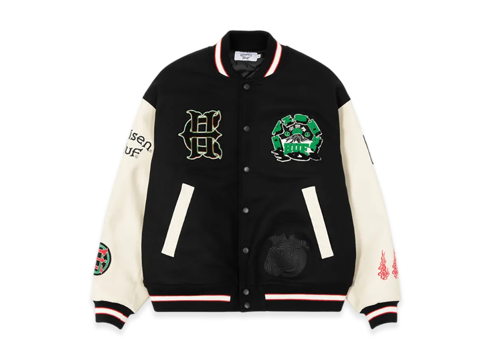 HUF x Evisen Stadium Logo Jacket "Black"
