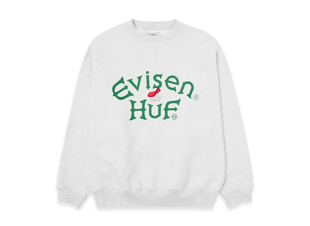 HUF x Evisen Sushi Crew Fleece "Ash Grey"