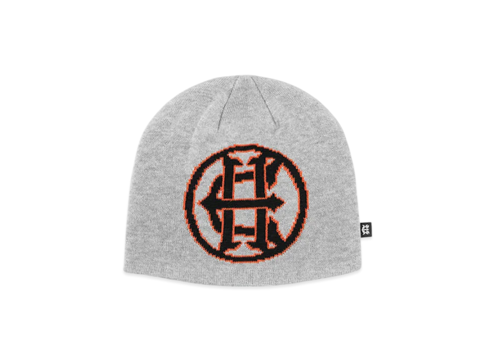 HUF x Evisen Cross Logo Beanie "Grey"