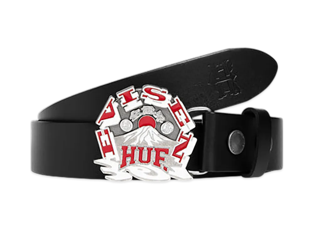 HUF x Evisen Hufuji Buckle Belt "Black"