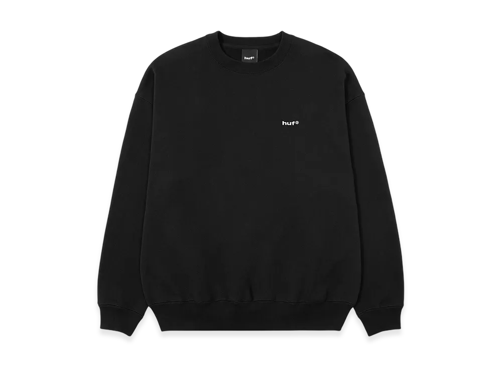 HUF Eightynine Fleece Crew "Black"