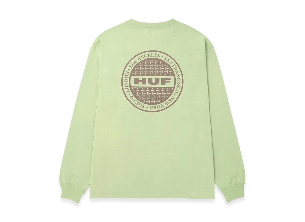 HUF Manhole LS Tee "Cucumber"
