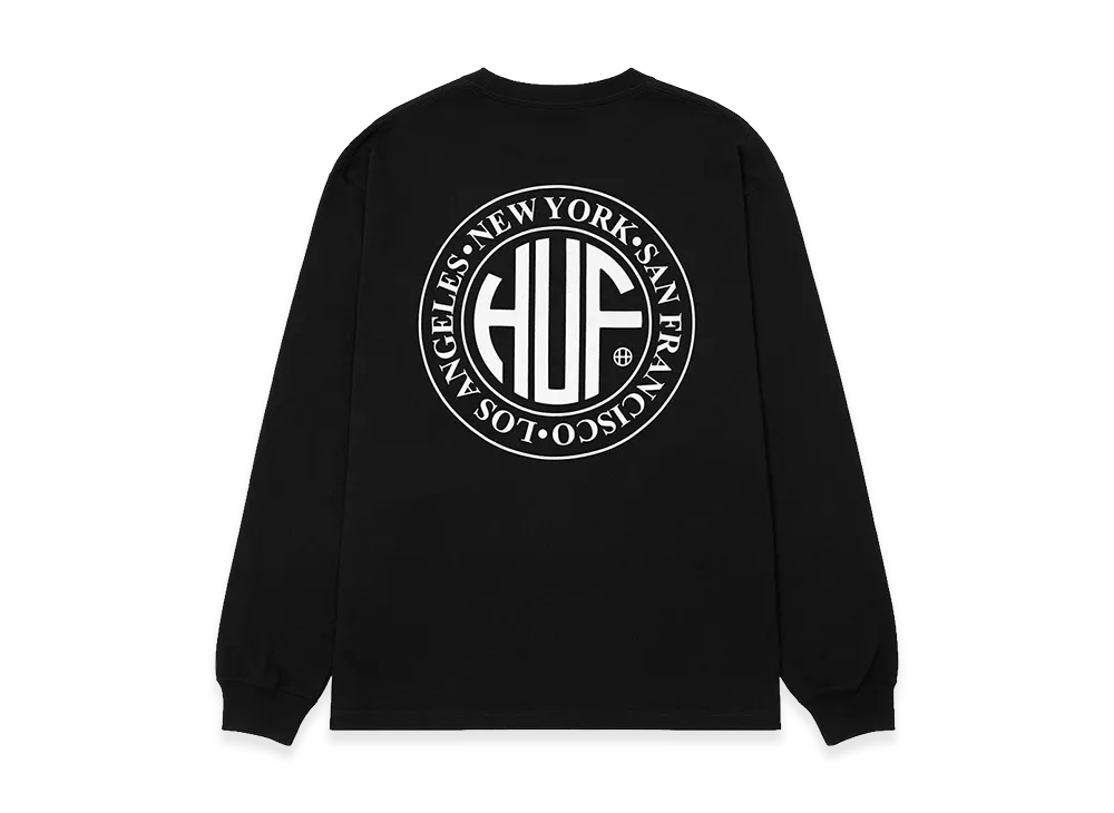 HUF Regional LS Tee "Black"