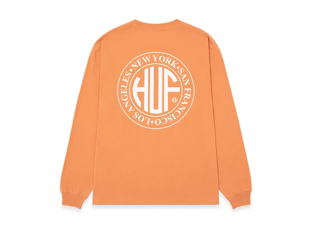 HUF Regional LS Tee "Caramel"