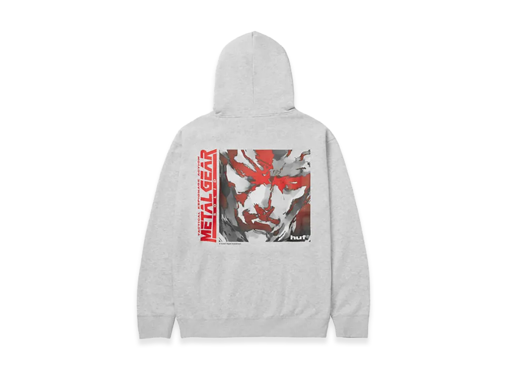 HUF x METAL GEAR SOLID 1 Hoodie "Heather Grey"