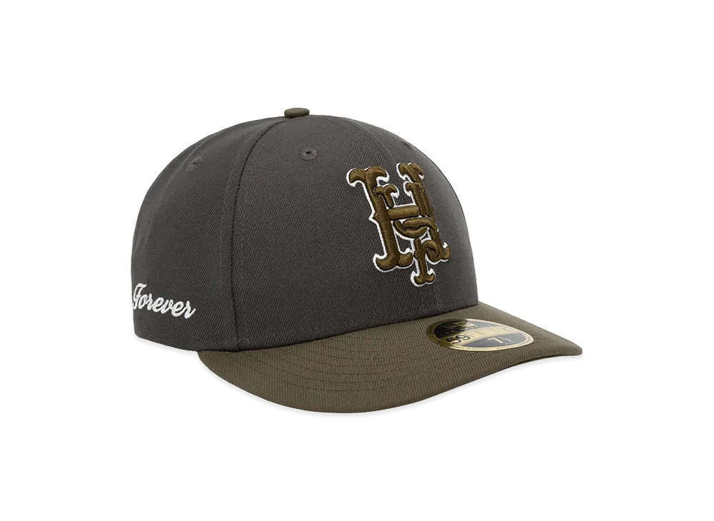 HUF x NEW ERA Varsity Hat "Dark Pewter"