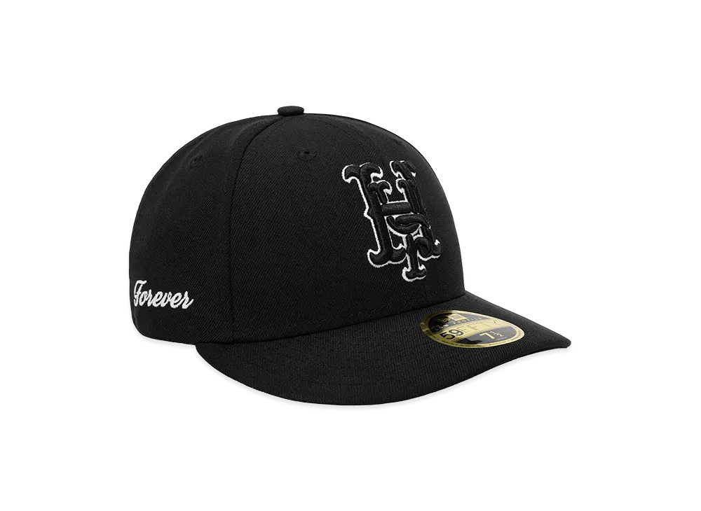 HUF x NEW ERA Varsity Hat "Black"