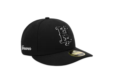 HUF x NEW ERA Varsity Hat "Black"